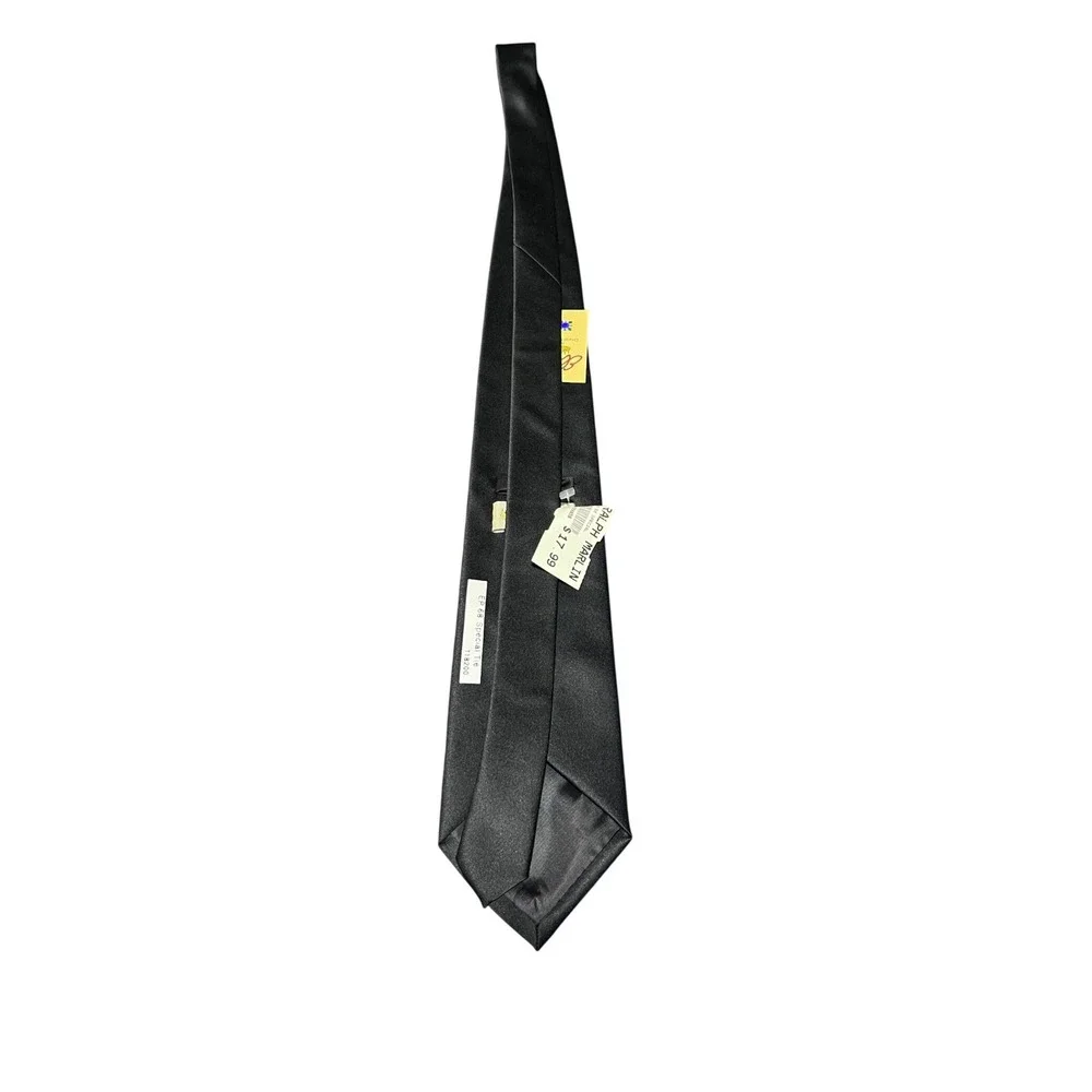 Elvis Presley David Carey EP 68 Special Tie Black Red Rock and Roll Necktie NWT
